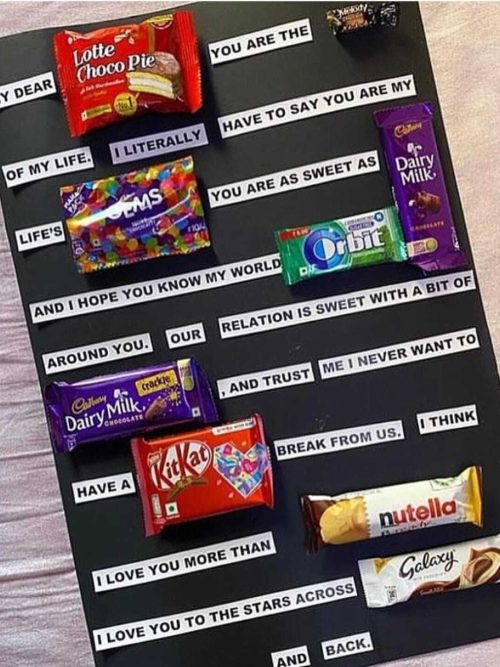 Personalized Chocolate Message Gift Box